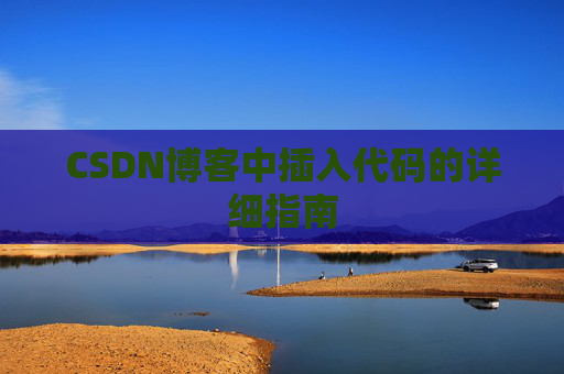 CSDN博客中插入代码的详细指南